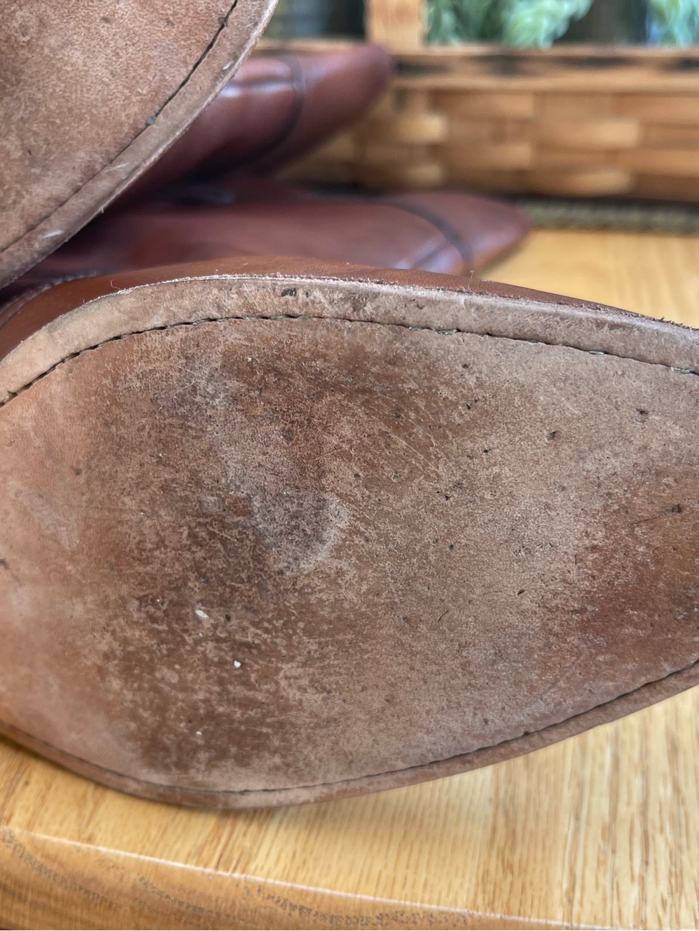 Frye Leather Knee-High Heeled Boots - Picture 16 of 16